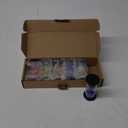 Sand Timer, Hourglass Sand Timers Colorful 1/3/5/10/15/30 Minutes Sandglass Timer with Protective Cover for Classroom Home Office Cooking (Pack of 6) Multicolor (Abs Cover+ Borosilicate Glass Body)