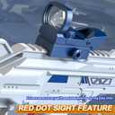 EWRITN Electric Water Gun for Adults  Automatic, High-Powered, Battery-Operated Water Pistol with 32 Ft Range, 550ML Large Capacity Squirt Gun for Summer Outdoor Fun, Blue