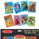 Melissa & Doug Classic Card Games Set - Old Maid, Go Fish, Rummy - FSC Certified