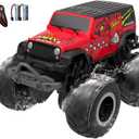 STEMTRON Amphibious Remote Control Car 2.4GHz 1:20 All Terrain Off-Road RC Car Remote Control Boat Gifts for Kids Boys Red