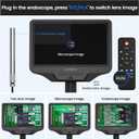 Andonstar AD409 Pro HDMI Digital Microscope with Endoscope, 10.1 inch LCD Screen Soldering Microscope, 300X USB Electronic Camera for PCB Soldering, Windows PC Compatible