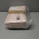 HOMELOVER 4 Piece Towel Set - 100% Organic Cotton 2 Bath Towels & 2 Hand Towels - 500 GSM, Hotel Quality, Soft, Highly Absorbent & Quick Drying Wash Towels for Kitchen & Bathroom (Seashell Pink)