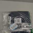 Extra Wide Athletic Soft Terry Cloth Sweat Wrist Band 2pc Set (One Size, Black)