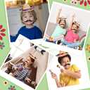 Pasimy 12 Pcs Cinco De Mayo Fiesta Sombrero Headband Hat Fake Mustache Mexican Party Favors Costume Luau Event Photo Props