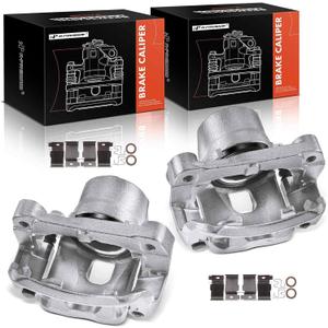 A-Premium Front Disc Brake Caliper Assembly with Bracket Compatible with Toyota Models - Tacoma 1995 1996 1997 1998 1999 2000 2001 2002 2003 2004, 2PCS