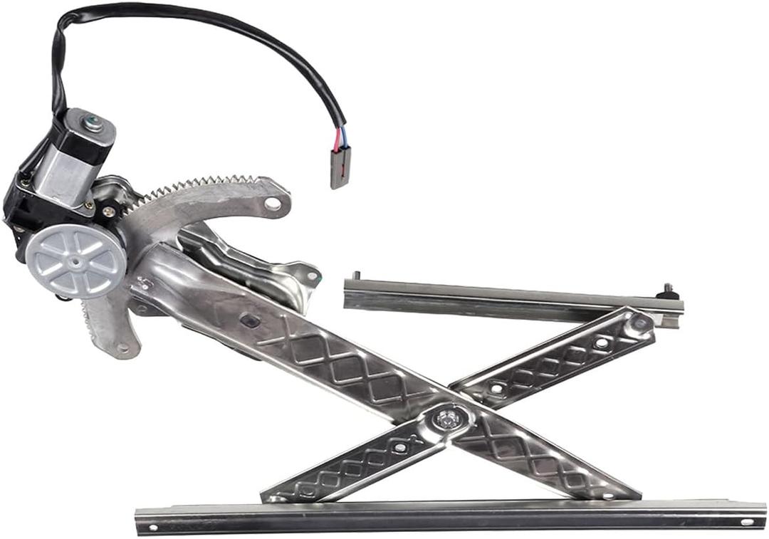 cciyu Front Right Passenger Side Power Window Regulator Replacement fit for 98 99 2000 01 02 for Lincoln Navigator741-873 Window Regulator whit Motor (Black/Silver)