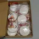 16 Pcs Photo Ornament Ball Christmas Picture Frame Ornament, Plastic Hanging Christmas DIY Personalized Photo Ornaments and Baubles for Holiday Decor Xmas Tree Ornaments(Oblate)