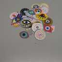 Ferraycle 48 Pcs Evil Eye Embroidery Patches Hamsa Hand Heart Moon Sew on/Iron on Embroidered Applique Repair Patch DIY Craft Accessories Gifts for Clothing Jacket Jeans Backpack Hat (Bright Color)