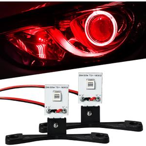 Qasim LED Devil Eye DRL LED Module for Projector Lens Retrofit DIY Red Demon Evil Eye-2Pack