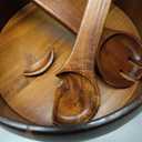 Gibson Home Laurel Acacia Wood Salad Bowl Set, 3 - Piece, Acacia Wood
