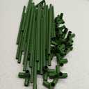 MOTUZP 12PCS Garden Trellis Plant Connector Clips Greenhouse Frame Building Connectors for Tomato Cage Climbing Rattan Vine Plant Stakes(#8)