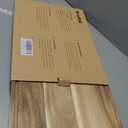 Acacia Wood Cutting Board for Kitchen - 1 inch Thick FSC Certified Wood Charcuterie Cheese Board with Side Handles and Juice Grooves, Wooden Chopping Block for Meat and Veggies, 17x12 inch