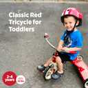 Radio Flyer Classic 10 Inch Toddler Tricycle with Rubber Tires and Steel Frame, Red | Toddler, Rubber Tires, Steel Frame