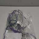 Tie Out Cable for Dogs Up to 300lbs,15ft Extra Strong 1000lbs Break Strength Tie-Out Tether Trolley Training Lead,Dog Run Cable for Yard Garden Park Camping Outside (Purple, 300lbs 15ft)