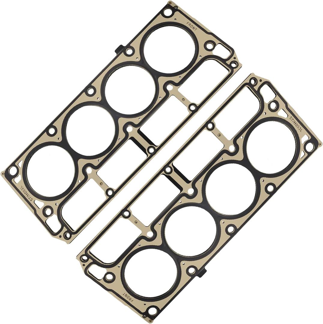 MLS Cylinder Multi Layer Head Gasket 2PCS 12589226 for LS1/LS6 V8 4.8L 5.3L 5.7 Liter Engines, Compatible with 2002-2015 Chevrolet/Buick/GMC/Pontiac/Hummer/Cadillac/Saab,12498544 98544