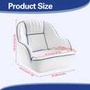 Boat Bucket Seats, Boat Fishing Chairs Pontoon Boat Seats, Ergonomic Captain's Bucket Seats