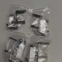 Christmas Stockings Holder Hanger,Metal Hooks for Hanging Christmas Stockings,Stocking Holders for Mantle for ChristmasDecorations (Fold 4 Black, 4)