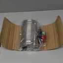 PATIKIL 4" Duct Damper, Stainless Steel Motorized Adjustable HVAC Volume Dampers Airflow Backdraft Damper Control for HVAC Air Balancing System, AC 24V