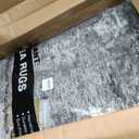 Area Rug Living Room Rugs - 8x10 Large Soft Indoor Neutral Modern Abstract Low Pile Washable Rug Carpet for Bedroom Dining Room Farmhouse Home Office - Grey