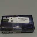 Banral Rechargeable Flashlights High Lumens - Super Bright Small Pocket Magnetic Flashlight, 8 Modes LED Tactical Flash Light, Dual Button Powerful Flashlight for Camping (2, Pure Black)