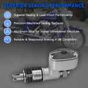 3/4" Rear Brake Master Cylinder Fit for 1999-2007 Harley Touring Electra Glide/Road King/Road Glide/Street Glide Models & 2000-2017 Harley Softail Models Replace# 41755-99 41767-05A