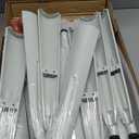 Bar Stools Set of 4 Metal Bar Stool Counter Height Bar Stools Black, Modern 24" Bar Chairs Without Back,Wooden Seat Bar Stool Counter Height (White)