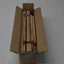 SwallowLiving Wooden Rustic Cupcake Stand for 24 Cupcakes, Stepped Wood Display Stand for Weddings, Tiered Party Table Display Riser for Food , Dessert, Cookie, Decor, Craft Show, Burnt