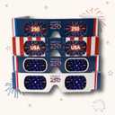 3 x America 250 3D fireworks glasses