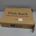 SNTD Dish Drying Rack - Extendable Dish Rack, Large Sink Drying Dish Drainer for Kitchen Counter, Stainless Steel Dish Strainer with Utensil Holder (Silver)