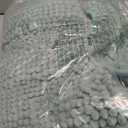 H.VERSAILTEX Bath Mats for Bathroom Non Slip Extra Thick Chenille Striped Bath Rug 24" x 36" Absorbent Non Skid Fluffy Soft Shaggy Rugs Washable Plush Mats for Indoor, Bath Room, Tub - Eggshell Blue