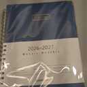 Forvencer Academic Planner 2026-2027, Hardcover Calendar Planner Weekly & Monthly, July 2026 - June 2027, 8.5" x 11", Daily Agenda with Tabs, College School Organizer for Student Teacher, Navy Blue