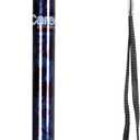 Carex Soft Grip Walking Cane with Strap, Anti-Slip Walking Cane for Easy Maneuvering, Walk Stick for Seniors & Adults with Added Support and Adjustable for Balance, Supports up to 250 lbs, Blue Marble