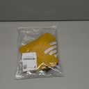 Dog Raincoat, Waterproof Dog Rain Jacket with Hood, Rain Coat with Leash Hole, Reflective Strap for Small Medium Dogs, Lightweight Puppy Clothes(Yellow,S) (S(Back Length12''))