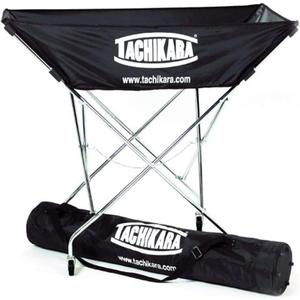 Tachikara Collapsible Hammock Ball Cart with Nylon Carry Bag (Black)