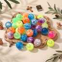Wettarn 100 Pcs Jesus Loves You Easter Gifts Bulk Christian Bouncy Balls Rubber Jesus Loves You Bouncing Balls for Religious Easter Party Favor Basket Suffer (Stylish)