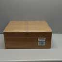 18x13 Bathroom Vessel Sink with Waterfall Faucet and Pop-up Drain Marbling Rectangle Vessel Sink White Bowl Sink Above Counter Ceramic Bathroom Sink Nordic Style