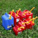 Gas Can Spout Replacement Kit, Gas Can Nozzle Replacement (5 Kit-Yellow) All gaskets are installed and ready to use upon receipt. For 1/2/5/10 gallon gas can. Easy and convenient to use