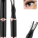 Electric Eyelash Curlers, 2025 Upgrade Heated Eyelash Curler for Women,Mini Electric Eye Lash Curler with 3 Heat Modes,Fast Heat up in Finalize Eyelash Holder Tool (Black/1pcs)