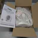 Optimus H-1322 Portable 2-Speed Fan Heater with Thermostat , White