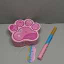 Capoda Dog Paw Piata Pink Paw Birthday Piata Bundle with Blindfold Bat for Boys Girls Shark Birthday Party Game Decor, 16.1 x 10.6 x 2.8 Inch