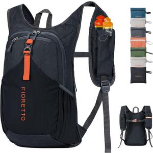 FIORETTO 10L/15L/20L Hiking Backpack for Women Men Mini Packable Backpack Lightweight Small Daypack for Travel Camping