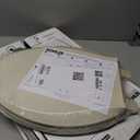 KOHLER 4636-RL-47 Cachet ReadyLatch Elongated Toilet Seat Slow Close, Soft Close Toilet Seat Quiet Lid, Contoured Grip-Tight Bumpers Installation Hardware, Apartment Essentials. Almond