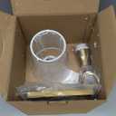 JIMUBEAM Wall Sconce 1-Light Fixture Antique Finish with Linen Fabric Shade, E26 Hardwired Indoor Wall Light for Vanity Bathroom Living Room Bedside Nightstand Light