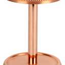 nu Steel Copper Hudson Toothbrush Holders Storage, Bath Collection, Bathroom Vanity Countertops, Hammered Finish (HSC4H)