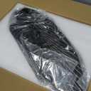 Surtime Palm Leaf Ceiling Fans with Lights-42 Tropical Ceiling Fan with Light and Remote/APP Control,Flush Mount Low Profile Black Ceiling Fans for Bedroom,Indoor/Outdoor Patio Use