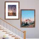 BESCRCL 16x20 Frames, Picture Frames for Wall, Single, Brown