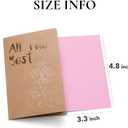 King Will Black Gift Box Set for Thanksgiving, Christmas, Birthday, 6.9''x4.2''x0.7'' Packaging Box with Greeting Card and Gold Weft Ribbon Bow Tie