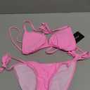 Women Two Piece Swimsuit Sexy Swimwear Halter String Triangle Bikini Sets, Medium 