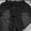 Wide Leg Baggy Jeans, Elastic Waist Jeans for Women Trendy Loose Pants (Medium, Black)