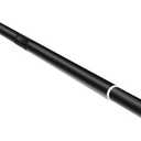 Black shower curtain rod, adjustable spring tension stainless steel telescopic rod, 31.5 to 80 inches, 1-inch diameter, easy to install,No DrillNo Rust (31.5-42.5 inch)